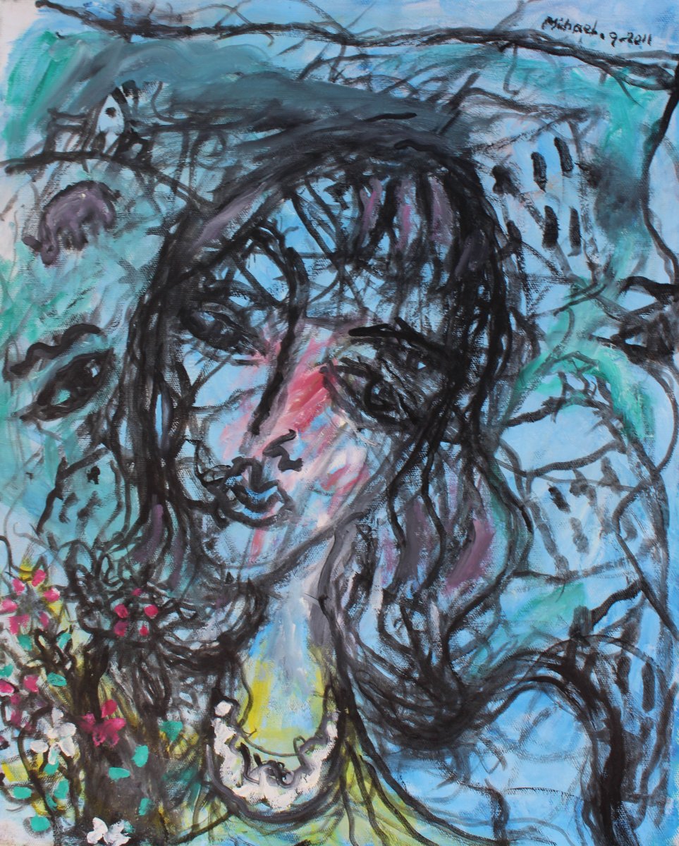 Michael Sarjeant -  Blue Gaby in a blue world